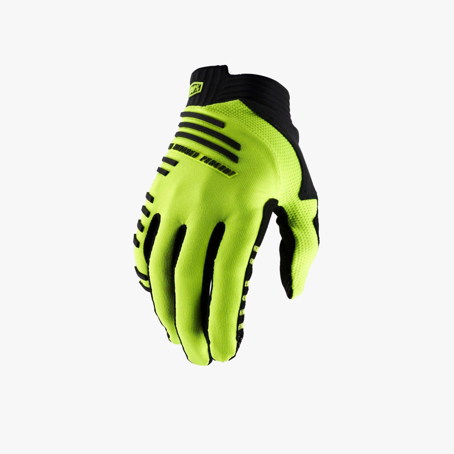 Перчатки 100% R-core Fluo Yellow