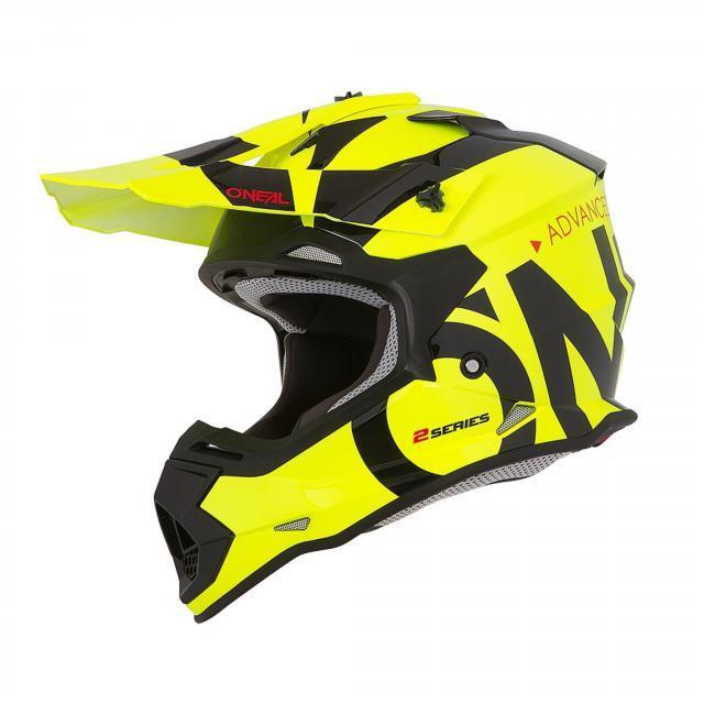 Шлем кроссовый ONEAL 2Series RL SLICK yellow/black